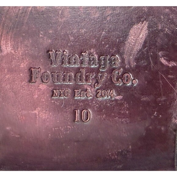 Vintage Foundry Co. Sadelle Burgundy Leather Tall Boots $250 Size EU 41, US 10 - Picture 9 of 9